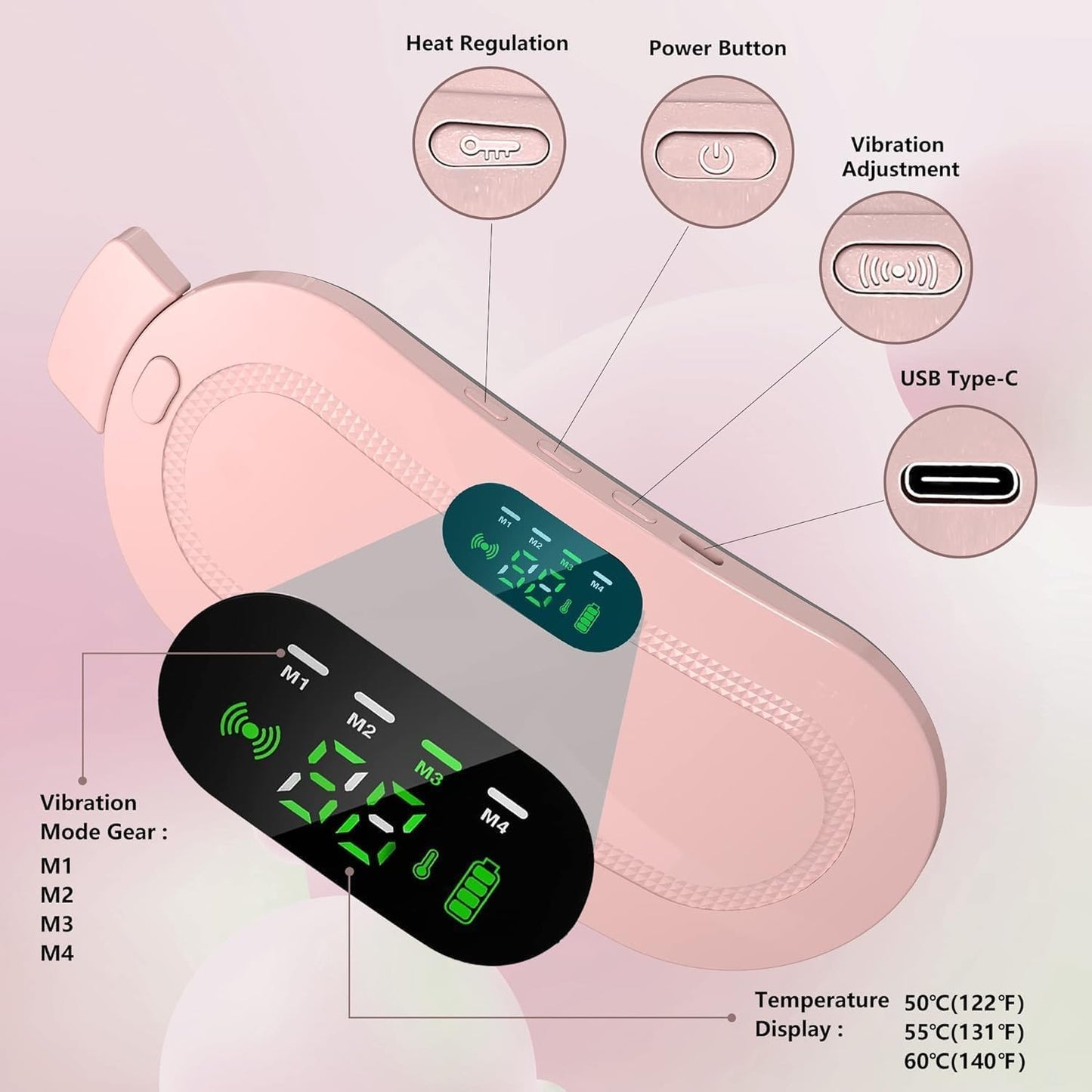 Heating belt for women